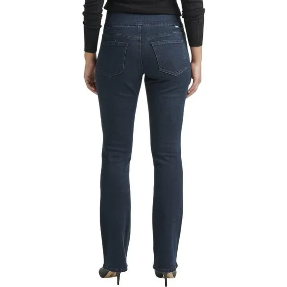 JAG Jeans Women's Paley Mid Rise Bootcut Pull-on Jeans, After Midnight EDB422, 4 - Picture 3 of 6